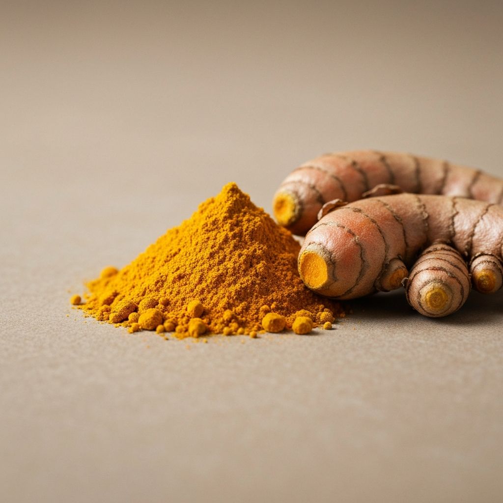Turmeric powder and root